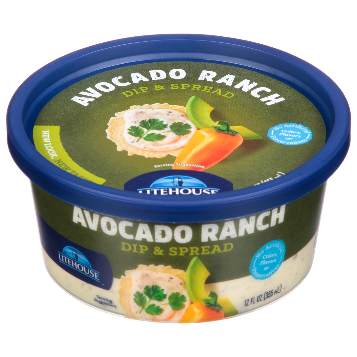 slide 1 of 1, Litehouse Avocado Ranch Dip & Spread 12 fl oz, 12 fl oz
