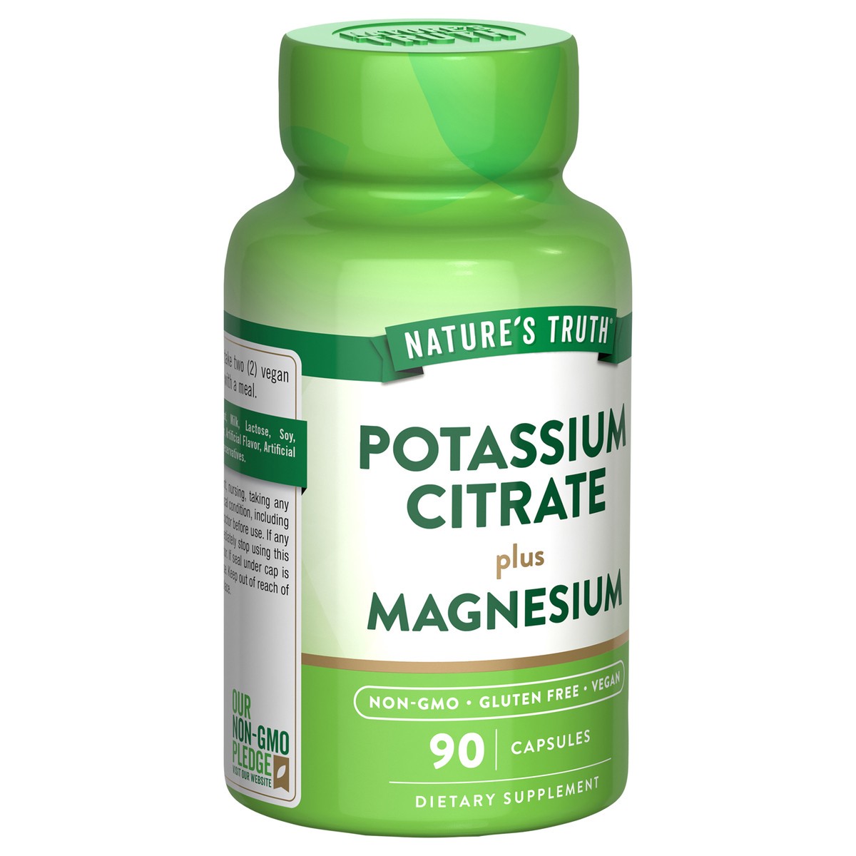 slide 2 of 3, Nature's Truth Potassium & Magnesium Citrate 90 Capsules, 90 ct