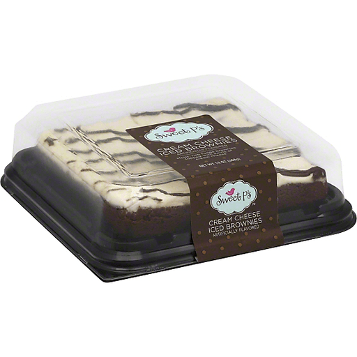 slide 3 of 3, Sweet P's Brownies, Cream Cheese Iced, 13 oz