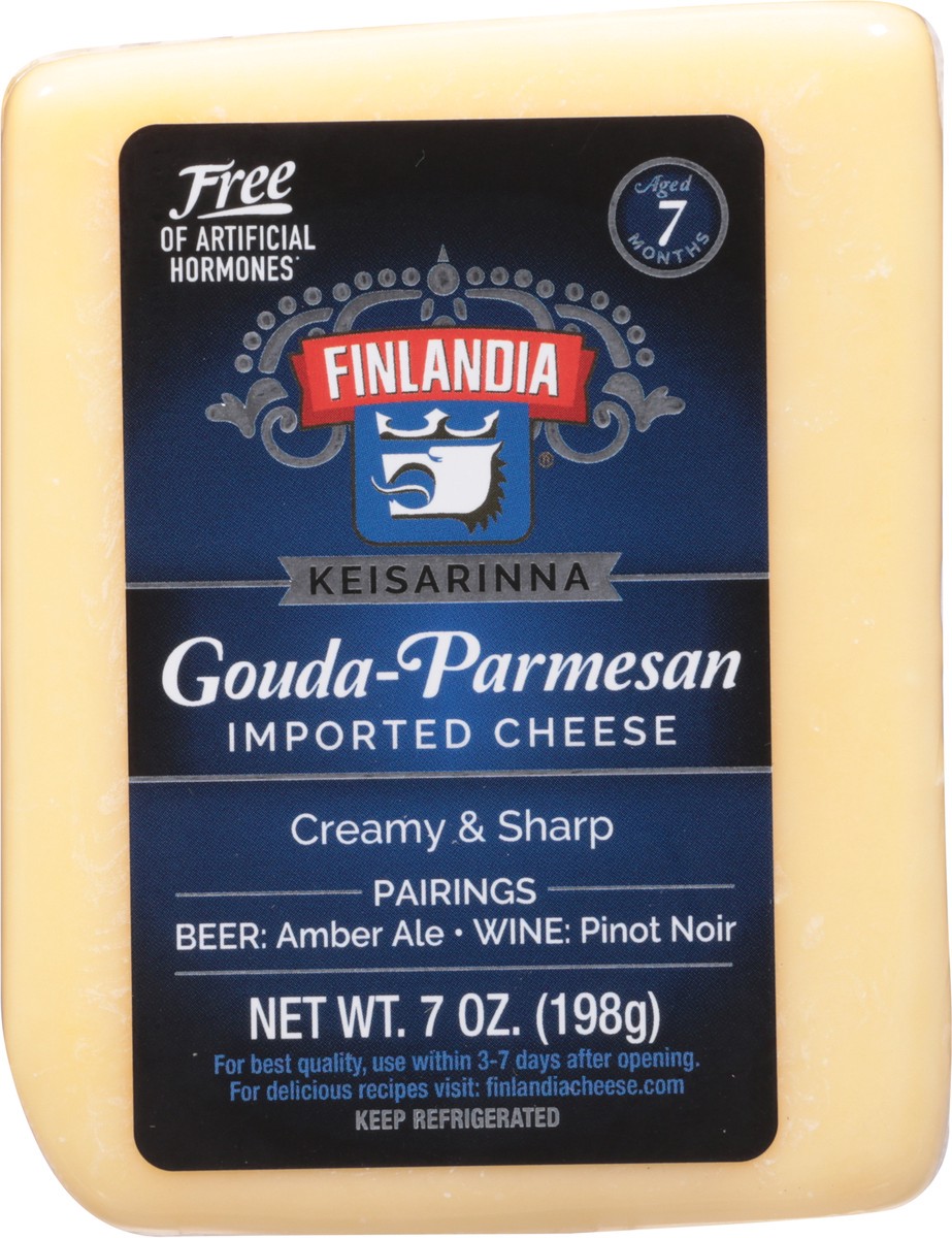 slide 6 of 9, Finlandia Keisarinna Gouda-Parmesan Cheese 7 oz, 7 oz