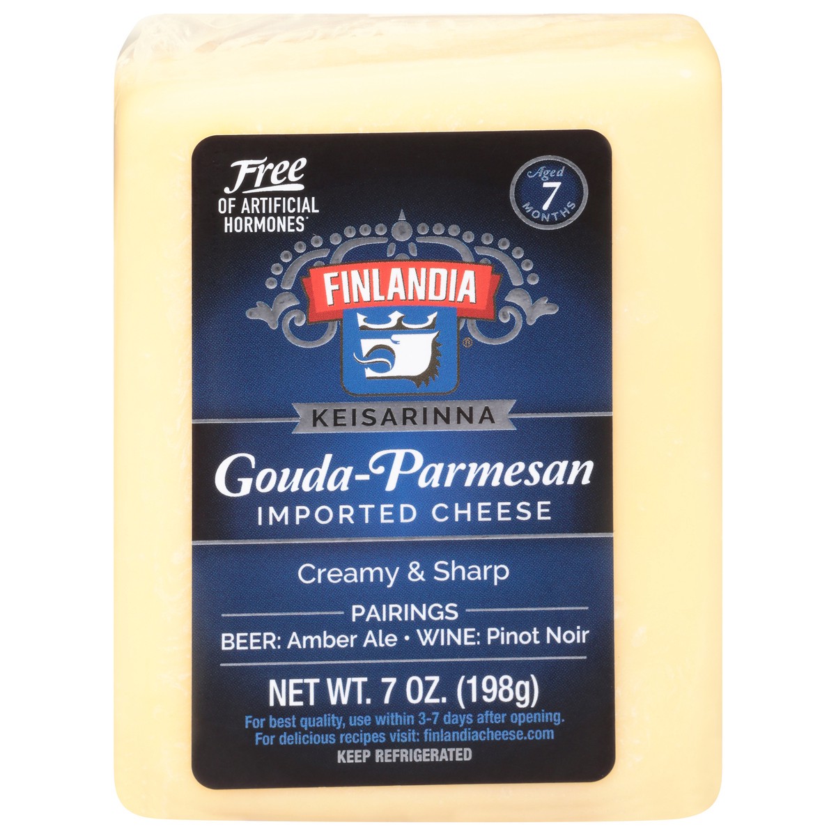 slide 1 of 9, Finlandia Keisarinna Gouda-Parmesan Cheese 7 oz, 7 oz