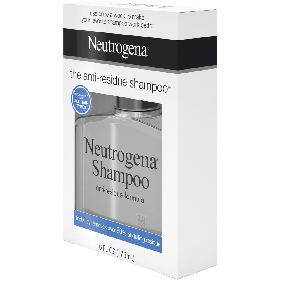 slide 3 of 6, Neutrogena Anti-Residue Clarifying Shampoo, Gentle Non-Irritating Clarifying Shampoo to Remove Hair Build-Up & Residue, 6 oz