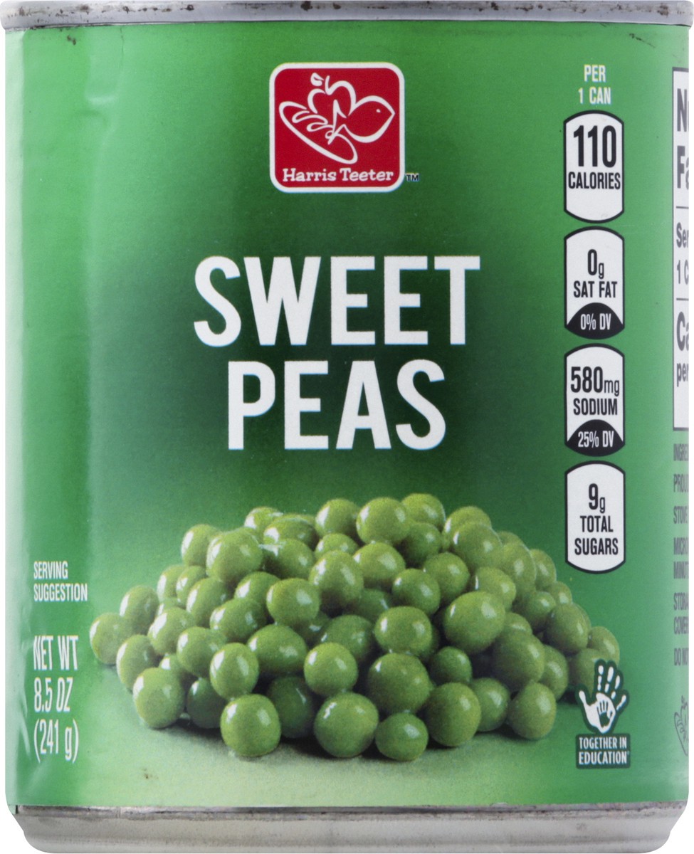 slide 5 of 8, Harris Teeter Sweet Peas, 8.5 oz