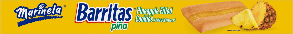 slide 3 of 9, Marinela Barritas Piña Filled Cookies, 8 packs, Pineapple Cookie Bars, 18.88 oz Multipack, 8 ct