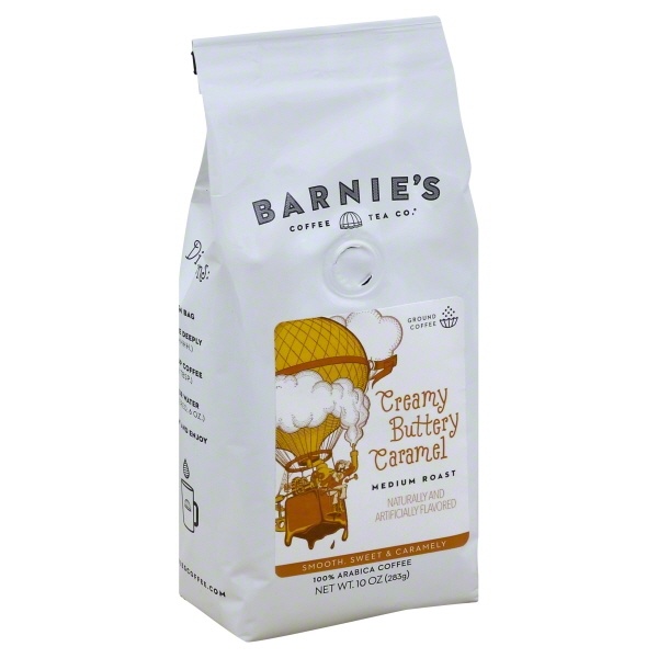 slide 1 of 1, Barnie's Coffee Kitchen Ground Coffee Creamy Buttery Caramel - 10 oz, 10 oz