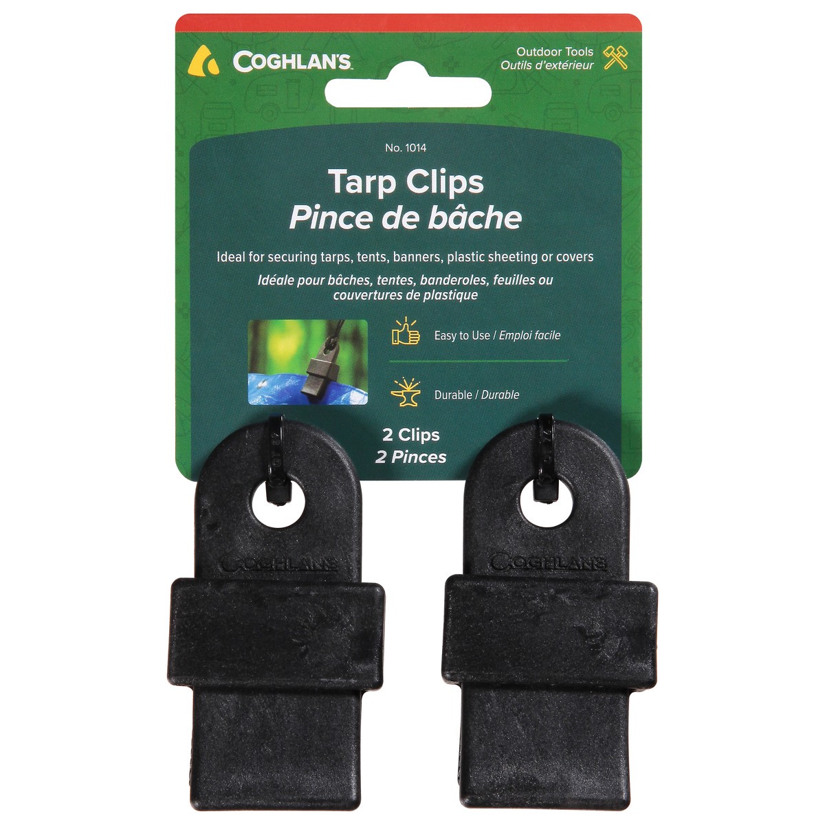 slide 4 of 4, Coghlan's Tarp Clips 2 ea, 2 ct