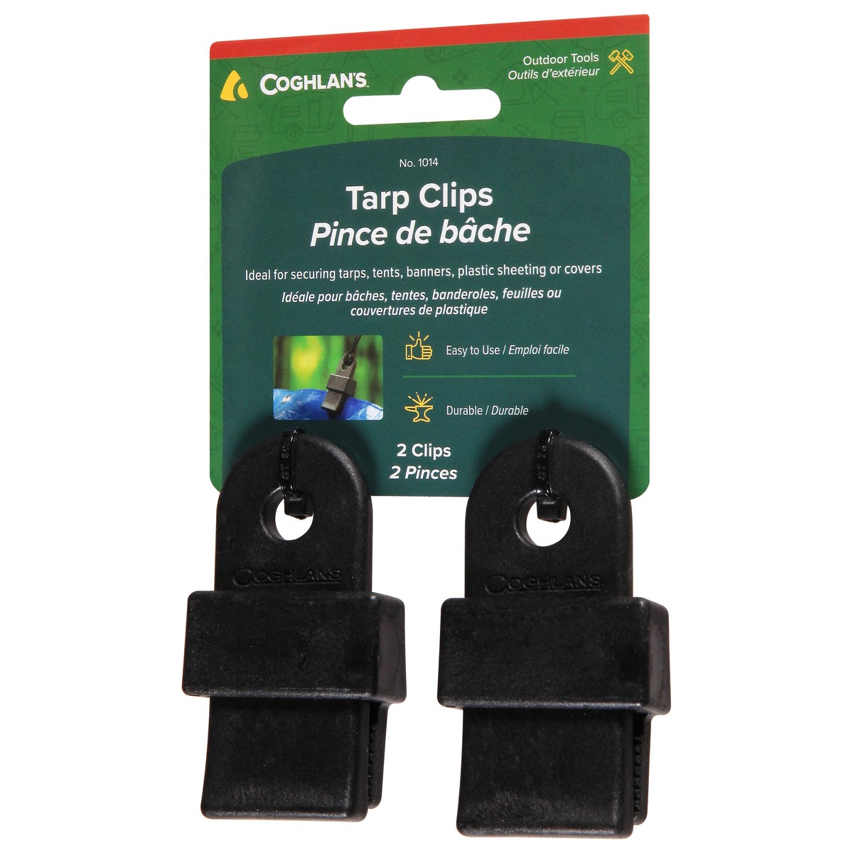 slide 2 of 4, Coghlan's Tarp Clips 2 ea, 2 ct