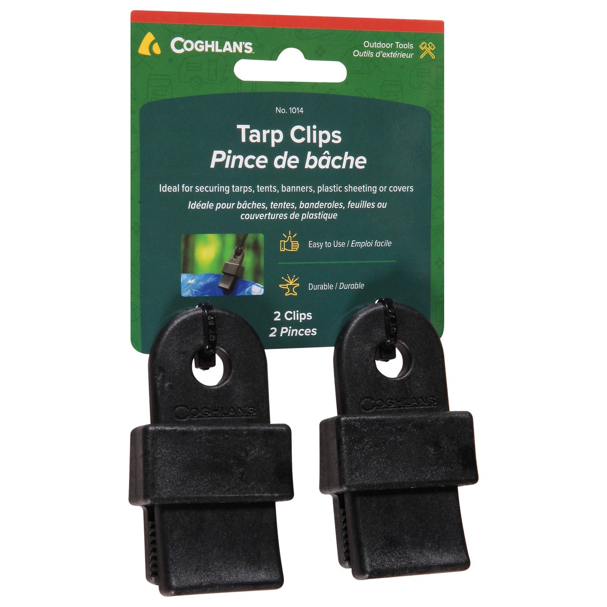 slide 3 of 4, Coghlan's Tarp Clips 2 ea, 2 ct