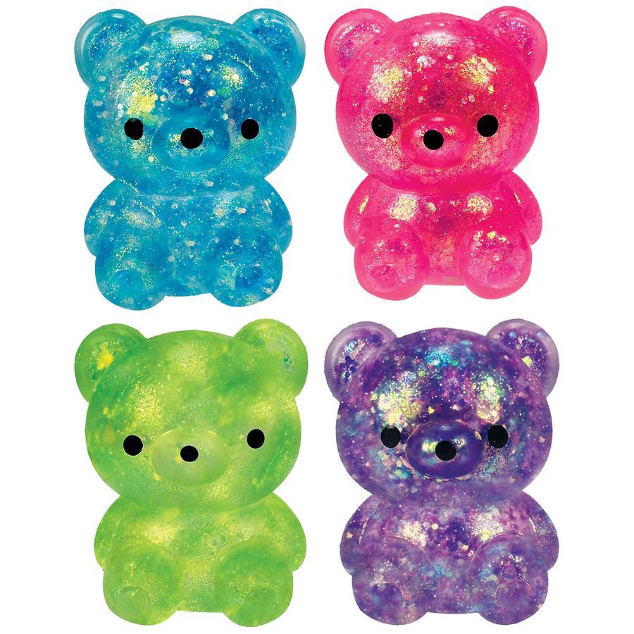 slide 2 of 2, Irre-Squish-Tible Squeezy Bear, 2 ct