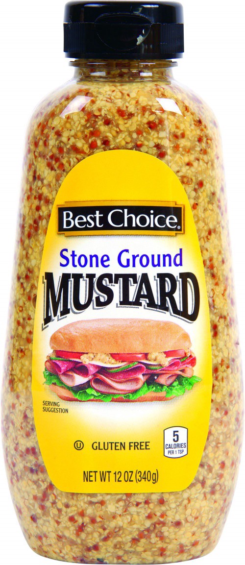 slide 1 of 1, Best Choice Stone Ground Mustard, 12 oz