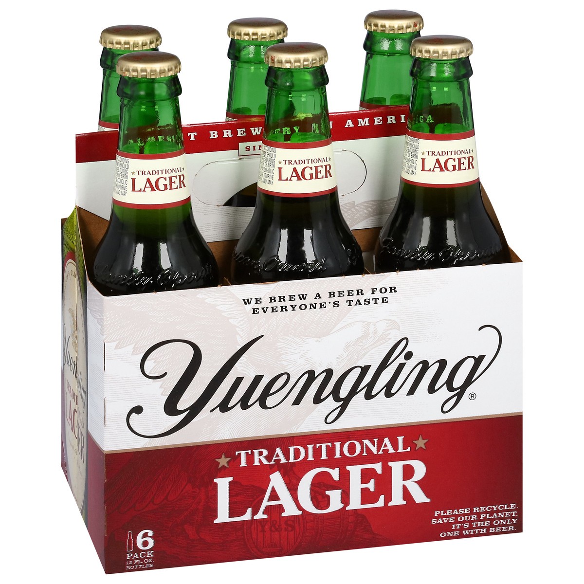 slide 8 of 11, Yuengling Lager Beer 6 - 12 fl oz Bottles, 6 ct; 12 oz