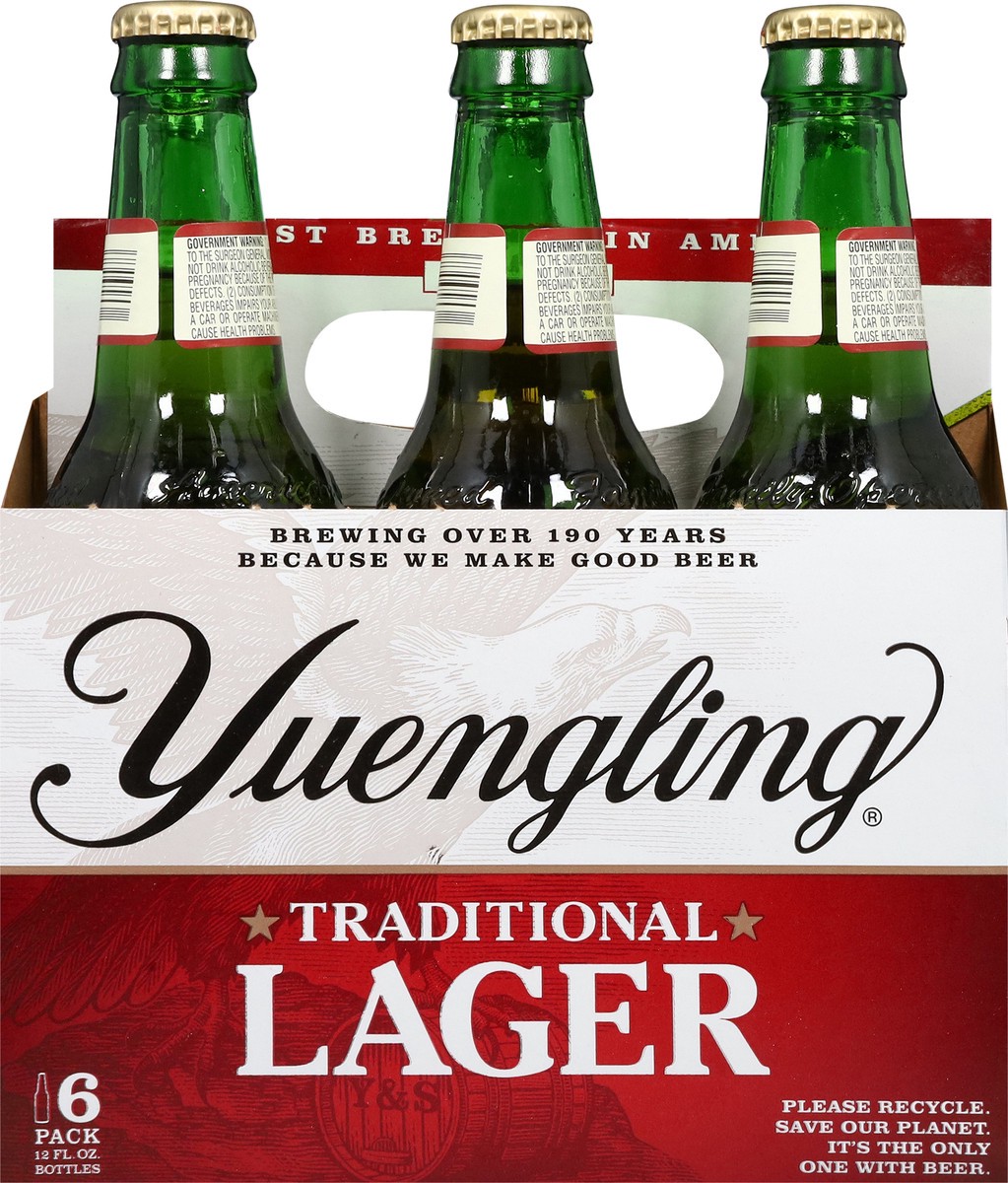 slide 3 of 11, Yuengling Lager Beer 6 - 12 fl oz Bottles, 6 ct; 12 oz