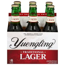 Yuengling Lager Beer 6 - 12 fl oz Bottles