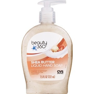 slide 1 of 1, Beauty 360 Shea Butter Liquid Hand Soap, 7.5 fl oz