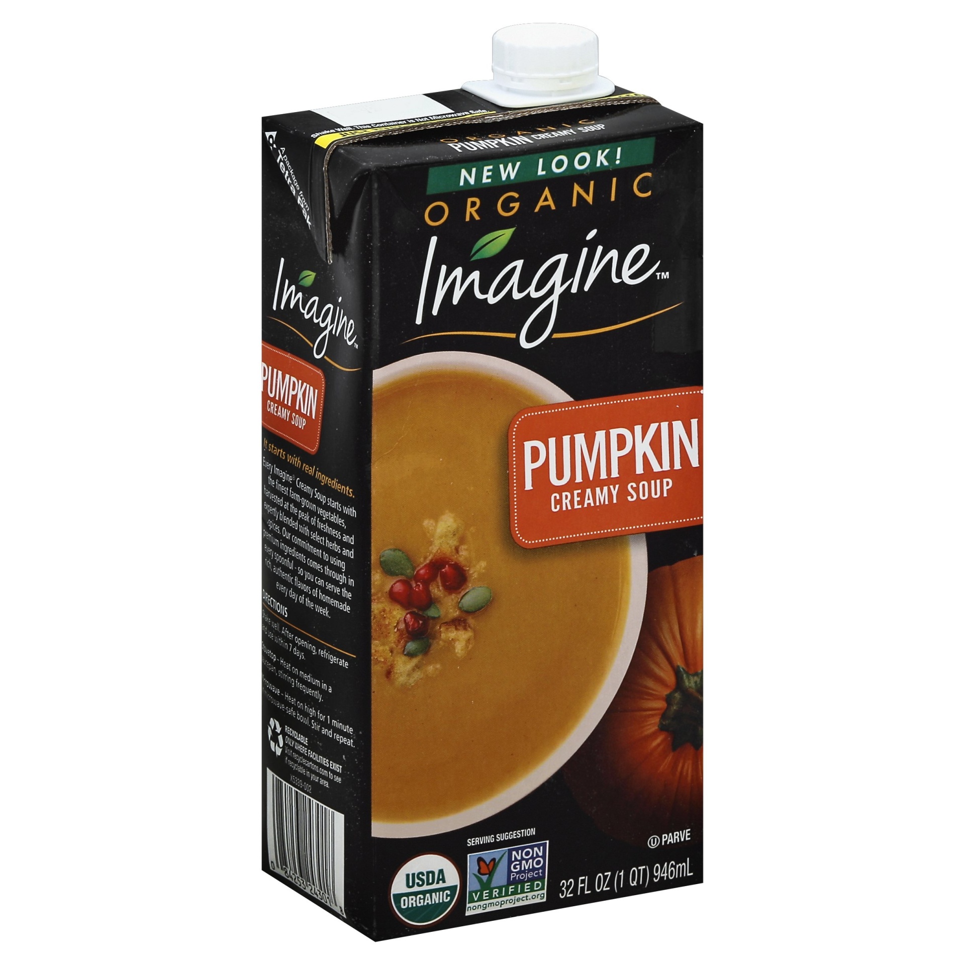 slide 1 of 1, Imagine Organic Creamy Pumpkin Soup, 32 fl oz