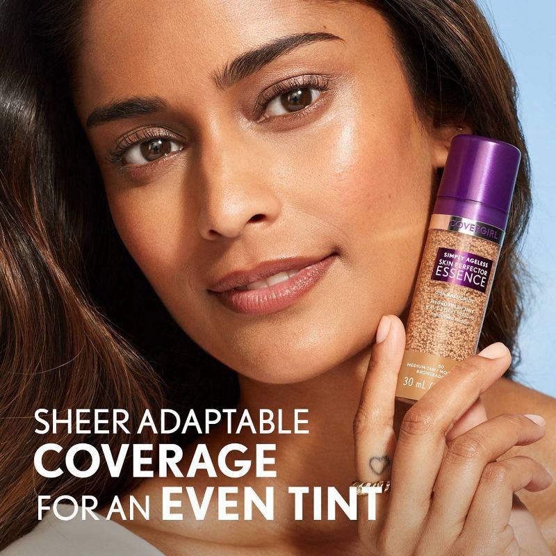 slide 3 of 14, CoverGirl Simply Ageless Skin Perfector Essence, 1 fl oz