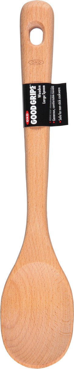 slide 5 of 9, OXO Good Grips Wooden Spoon Large 1 ea, 1 ct