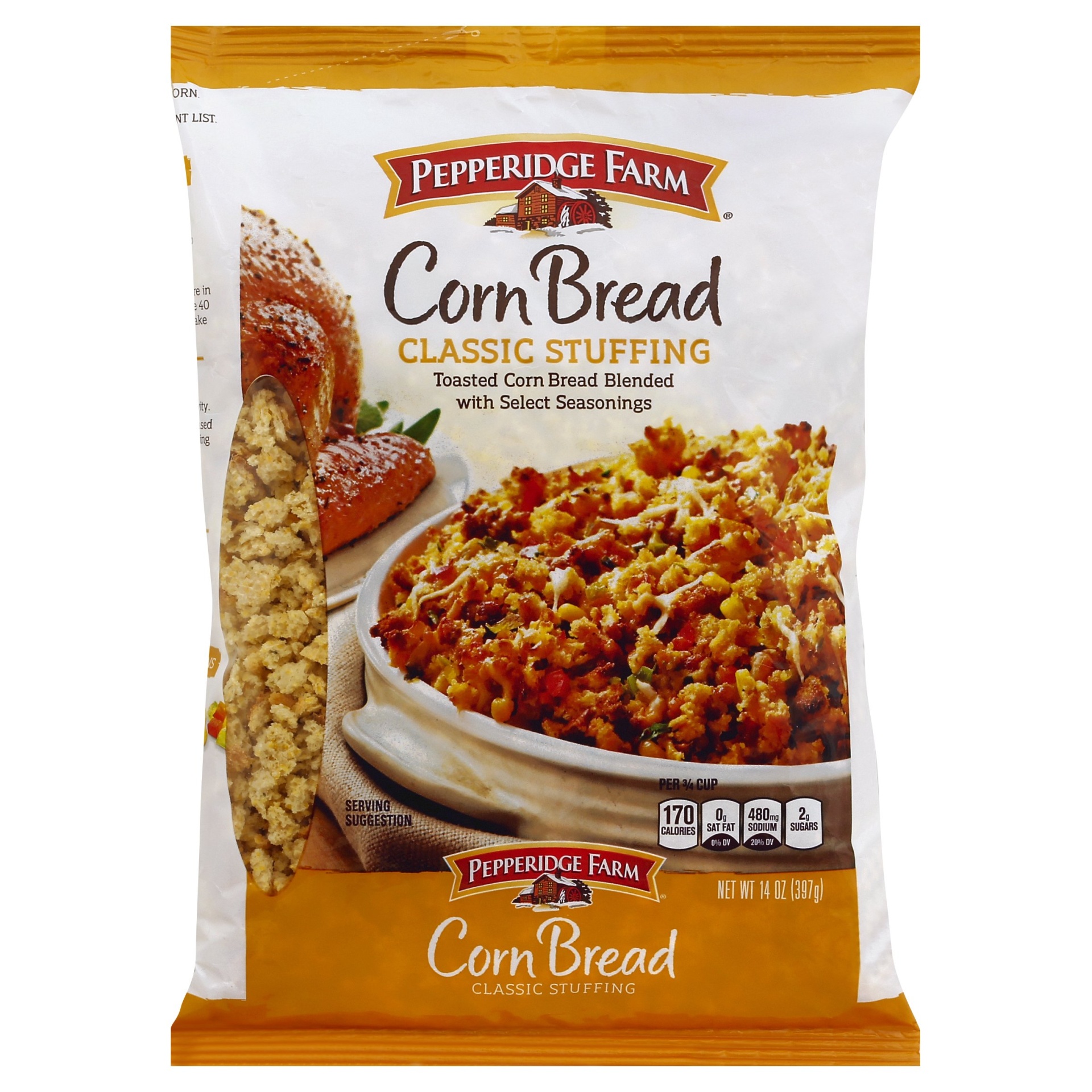 slide 1 of 11, Pepperidge Farm Classic Corn Bread Stuffing, 14 oz