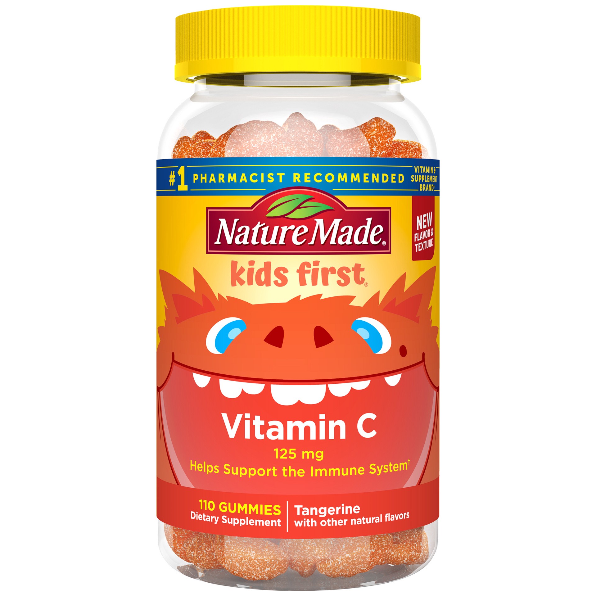 slide 1 of 8, Nature Made Kids First Vitamin C Gummies, Dietary Supplement for Immune Support, 110 Gummies, 110 Day Supply, 110 ct