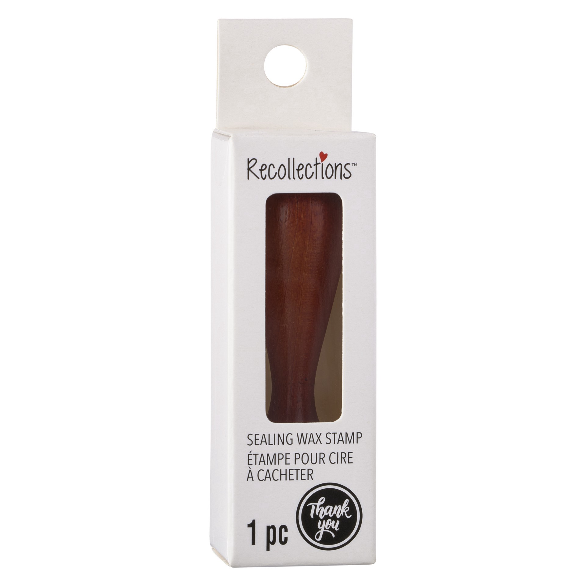 slide 2 of 3, Thank You Sealing Wax Stamp By Recollections, 0.75 in