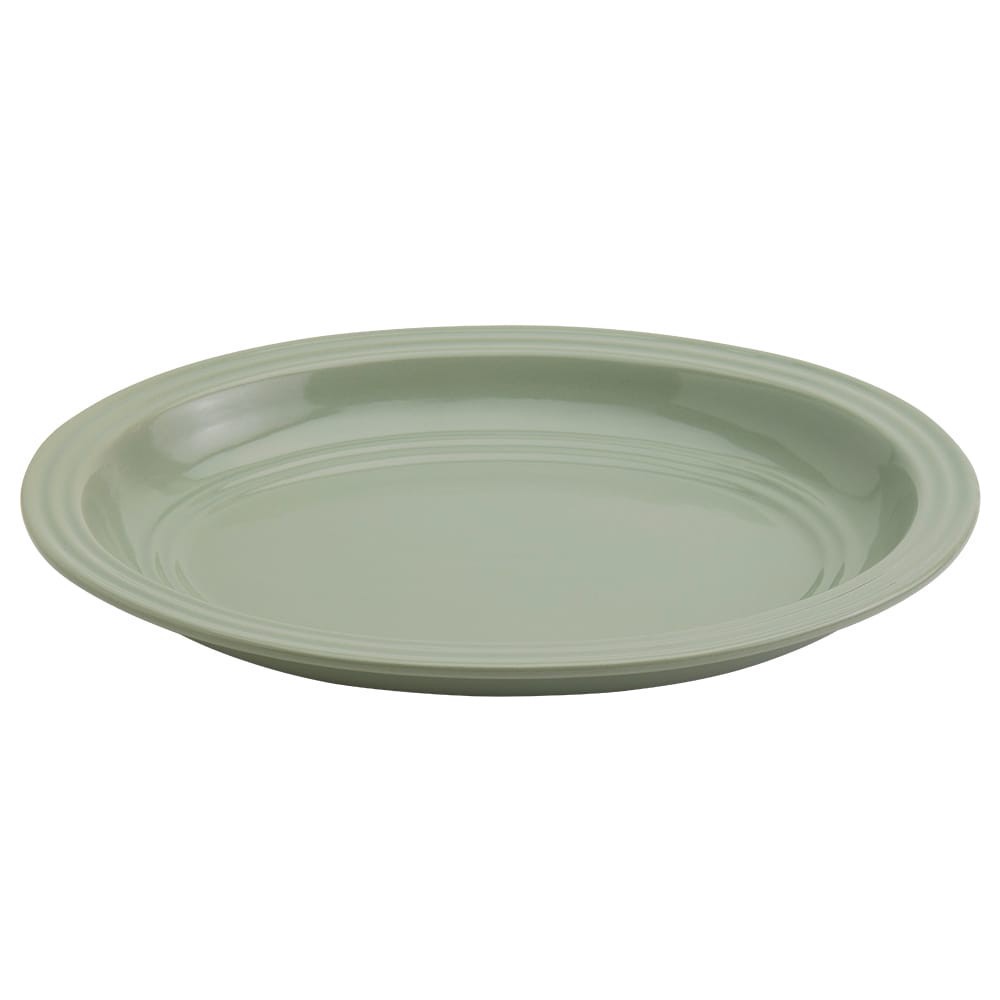 slide 2 of 2, Dash Of That Grace Oval Serving Platter - Sage, 1 ct
