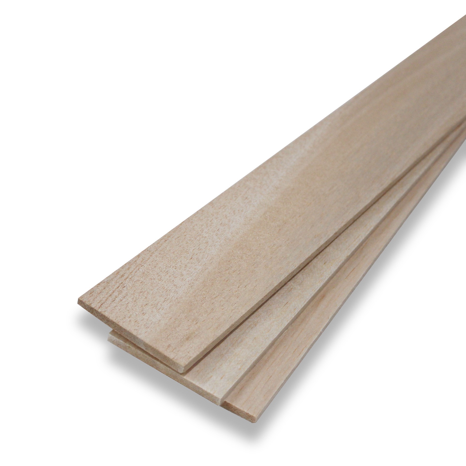 slide 2 of 3, 1/4" X 3" X 36" Balsa Wood Slats, 3ct. By Make Market, 3 ct