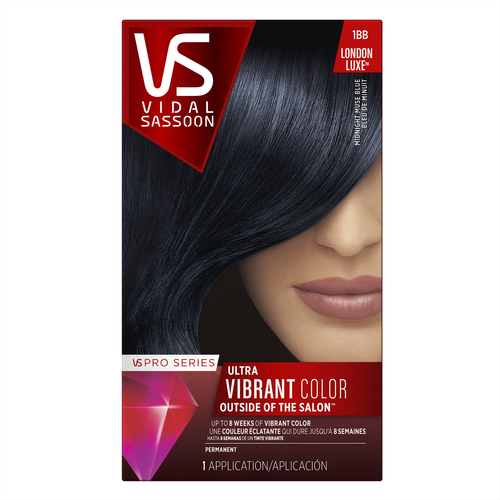 slide 1 of 1, Vidal Sassoon Pro Series London Luxe Midnight Muse Blue Ultra Vibrant Hair Color 1Bb, 1 ct