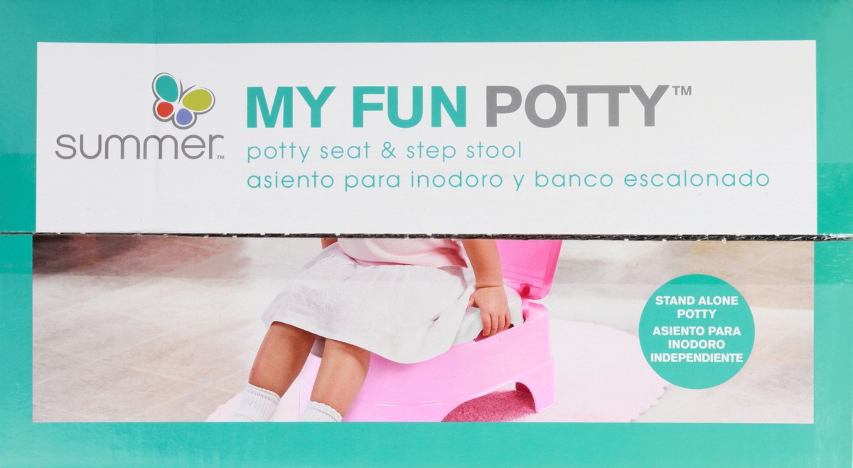 slide 5 of 11, Summer My Fun Potty Potty Seat & Step Stool 1 ea, 1 ct