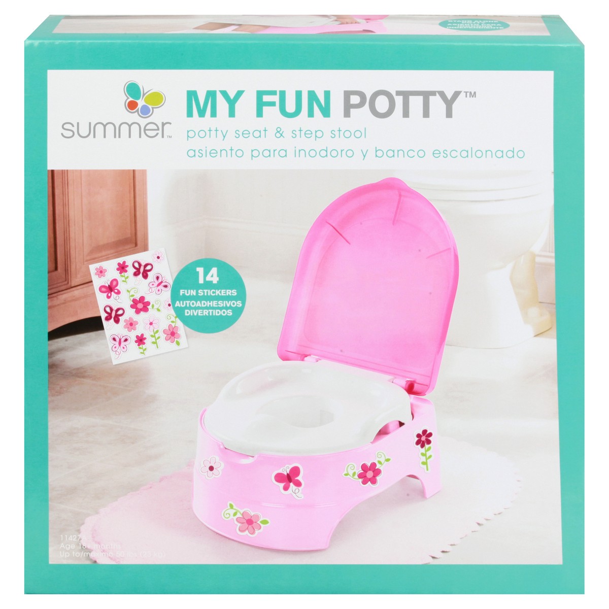 slide 1 of 11, Summer My Fun Potty Potty Seat & Step Stool 1 ea, 1 ct