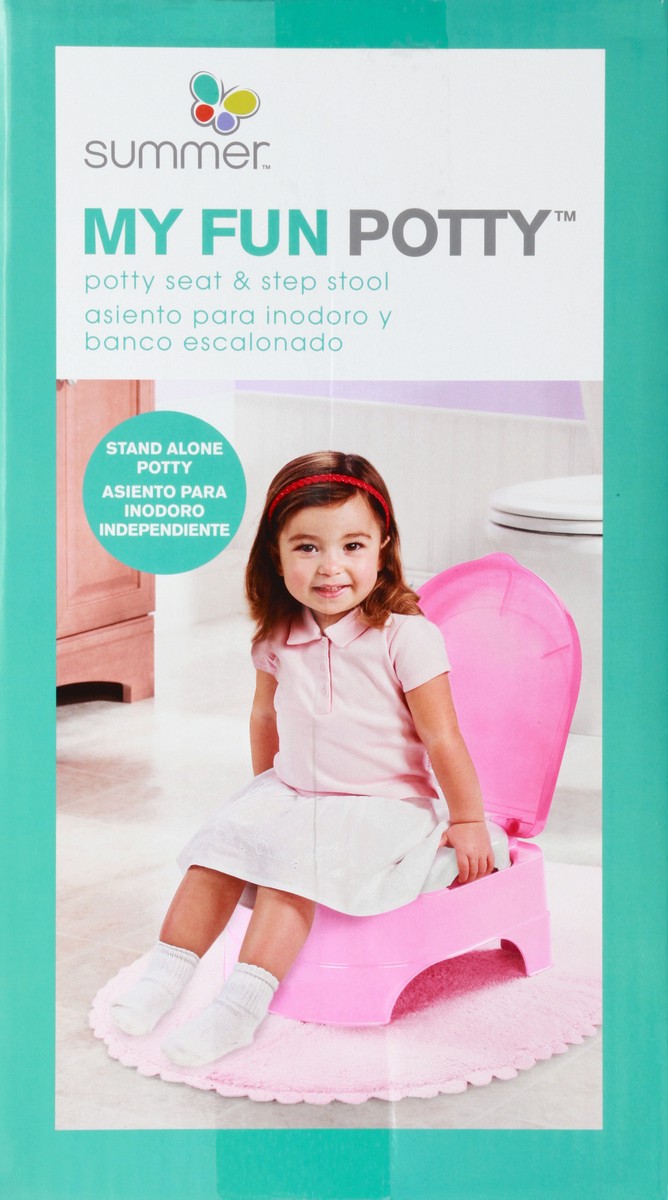 slide 11 of 11, Summer My Fun Potty Potty Seat & Step Stool 1 ea, 1 ct