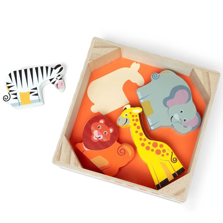 slide 2 of 3, Melissa & Doug Wooden Animal Matching Safari, 1 ct