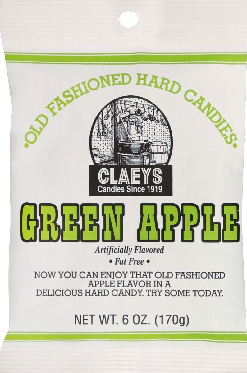 slide 3 of 3, Claeys Candy Green Apple, 6 oz