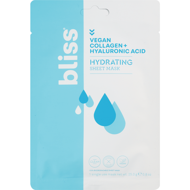 slide 1 of 1, Vegan Collagen Hydrating Sheet Mask, 0.8 oz
