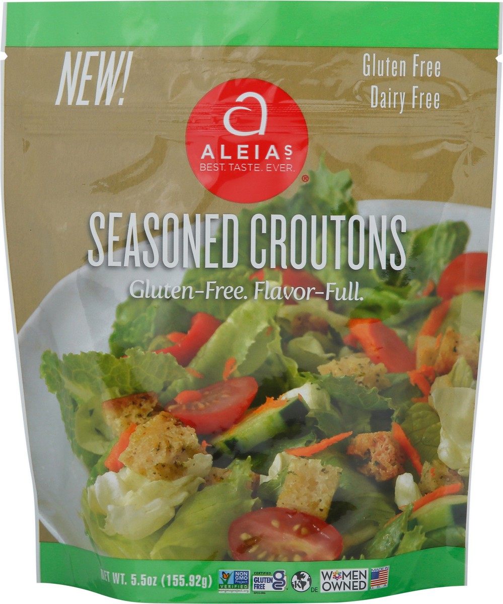 slide 3 of 5, Aleia's Gluten-Free Seasoned Croutons 5.5 oz, 5.5 oz