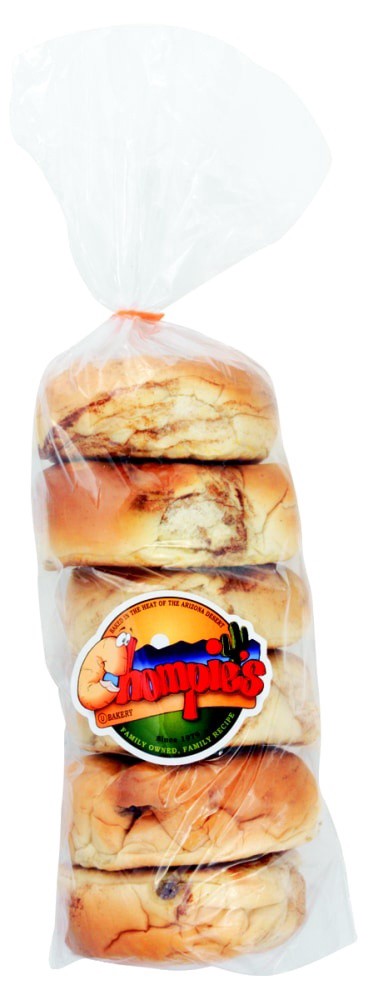 slide 1 of 1, Chompie's Cinnamon Raisin Bagels, 24 oz