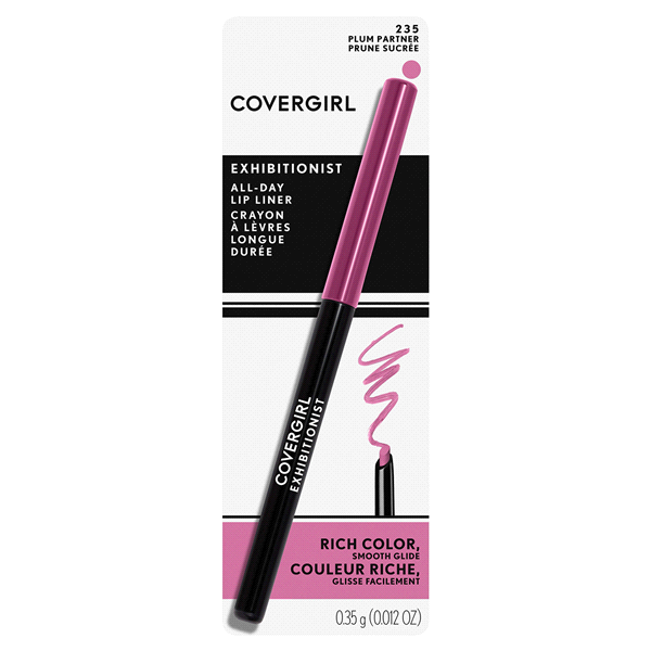 slide 1 of 1, Covergirl Exhibitionist Lip Liner, Garnet Red 225, 0.35 gram