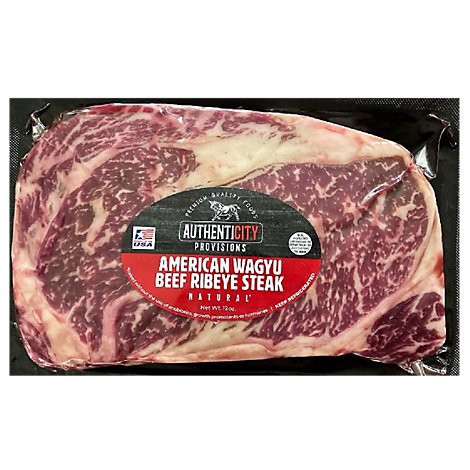 slide 1 of 1, Authenticity Provisions Wagyu Beef Ribeye Steak - 12 Oz, 12 oz