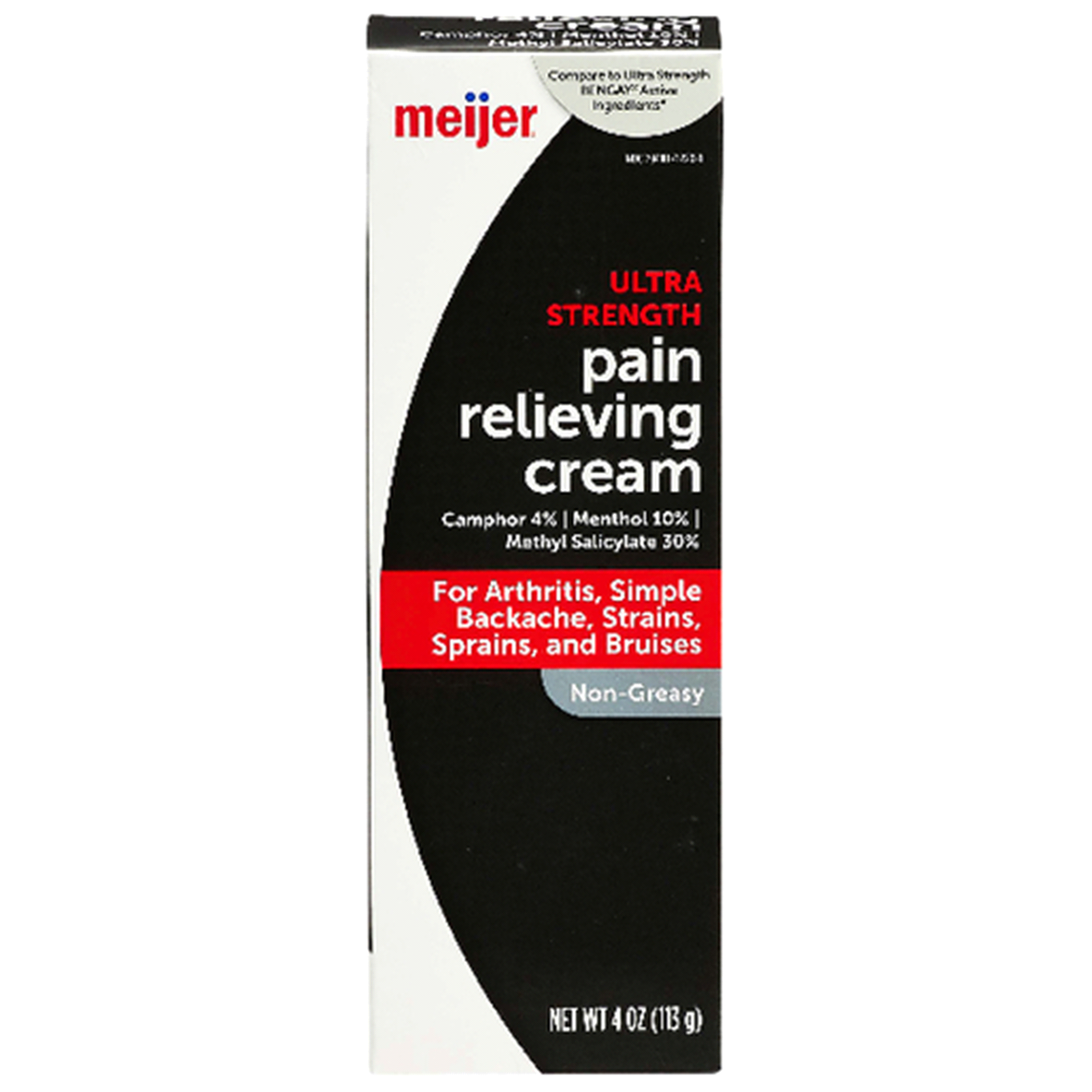 slide 1 of 1, Meijer Muscle Ulta Cream, 4 oz