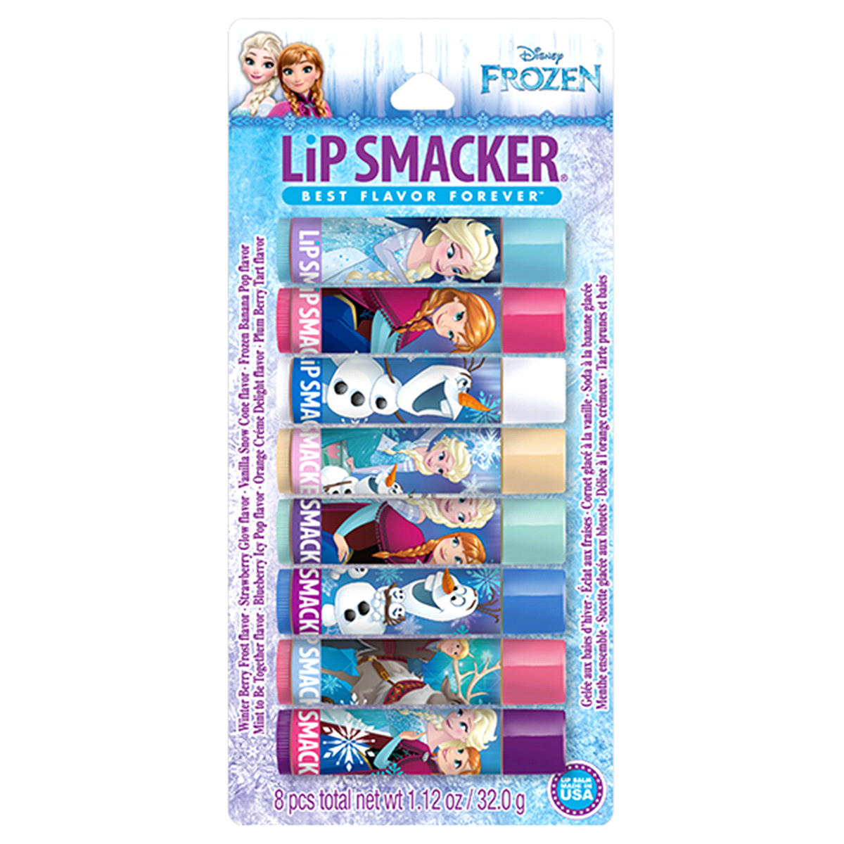 slide 1 of 1, Lip Smacker Frozen, 8 ct