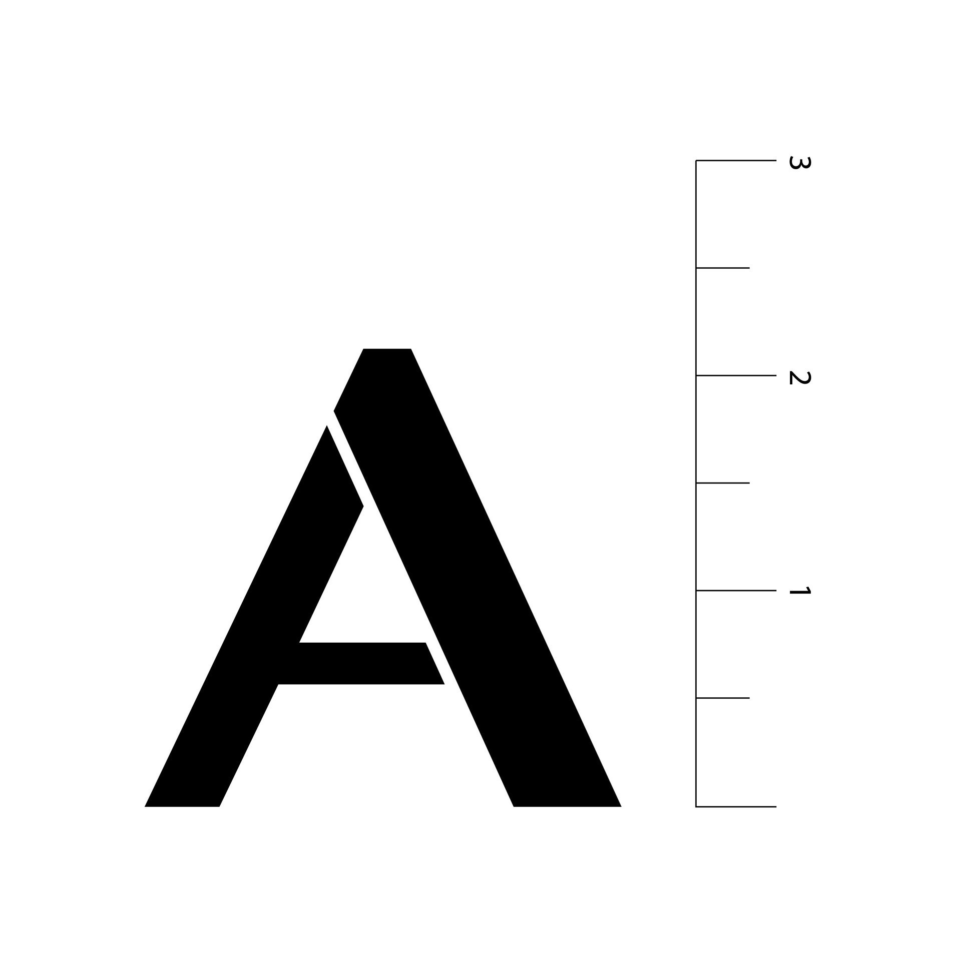 slide 3 of 4, 2" Modern Sans Serif Alphabet Stencils By Craft Smart, 2 in