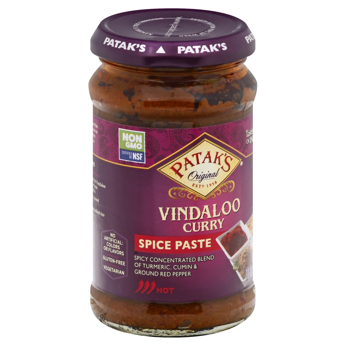 slide 4 of 13, Patak's Vindaloo Spice Paste 10 oz, 10 oz