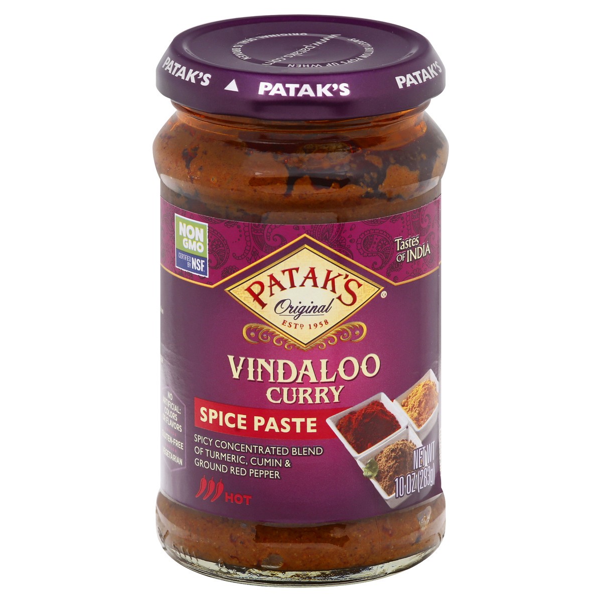 slide 11 of 13, Patak's Vindaloo Spice Paste 10 oz, 10 oz