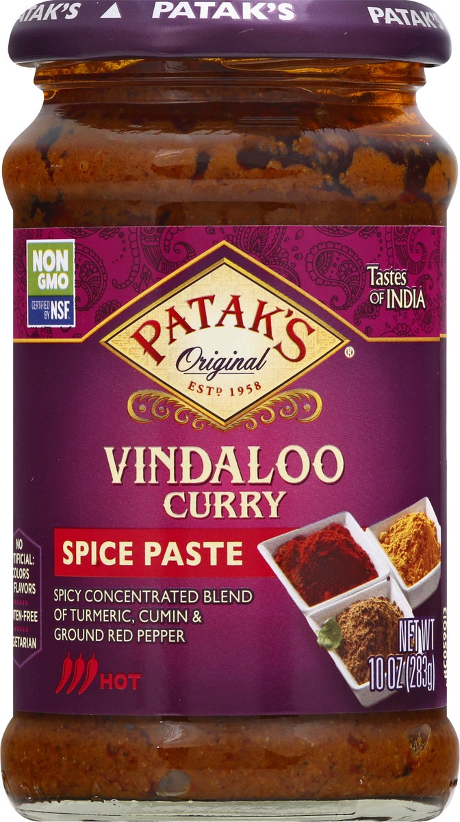 slide 8 of 13, Patak's Vindaloo Spice Paste 10 oz, 10 oz