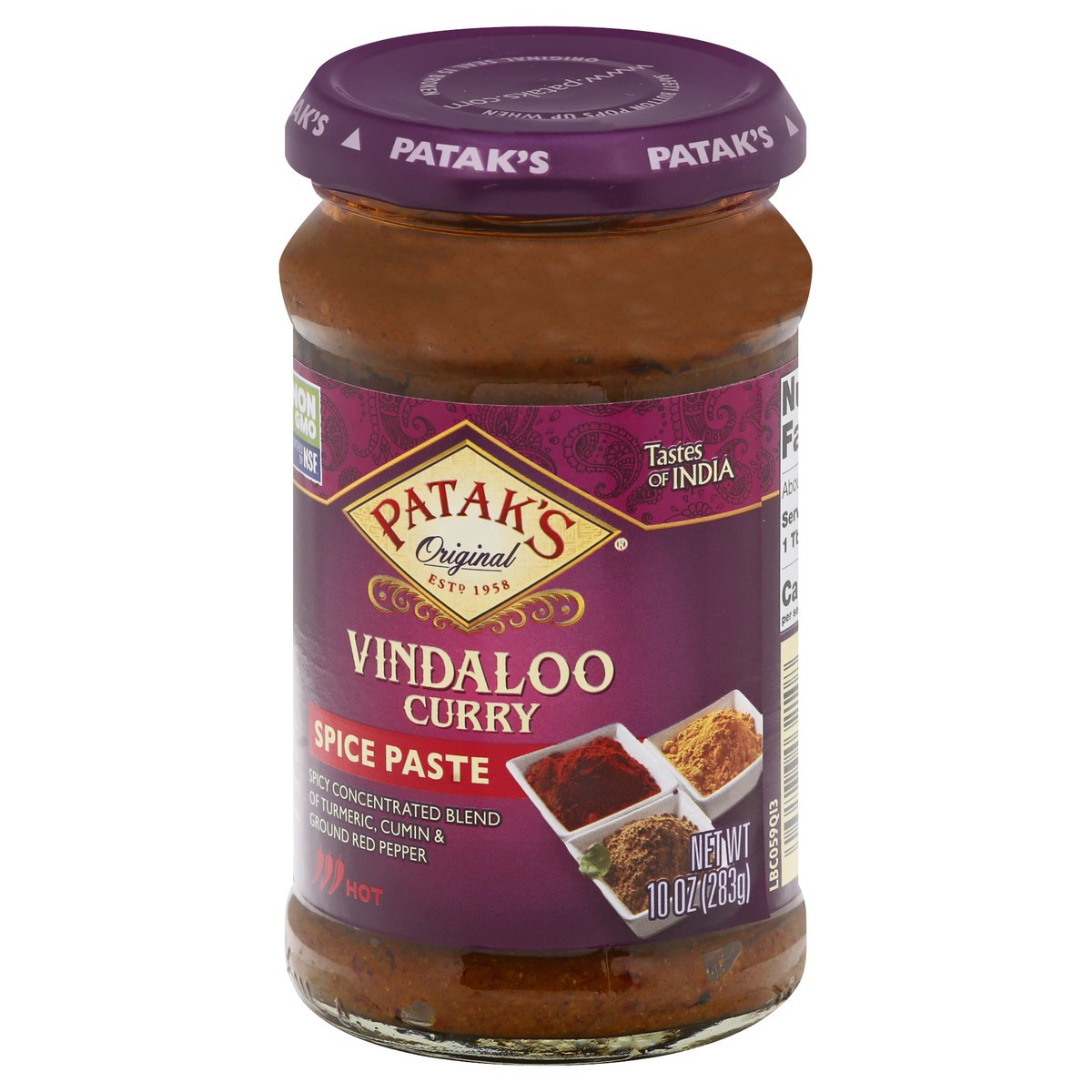 slide 3 of 13, Patak's Vindaloo Spice Paste 10 oz, 10 oz