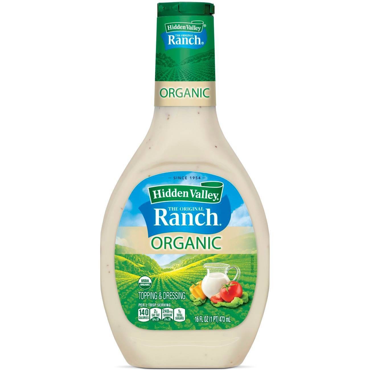 slide 1 of 1, Hidden Valley The Original Ranch Organic Topping & Dressing 16 fl oz, 16 fl oz