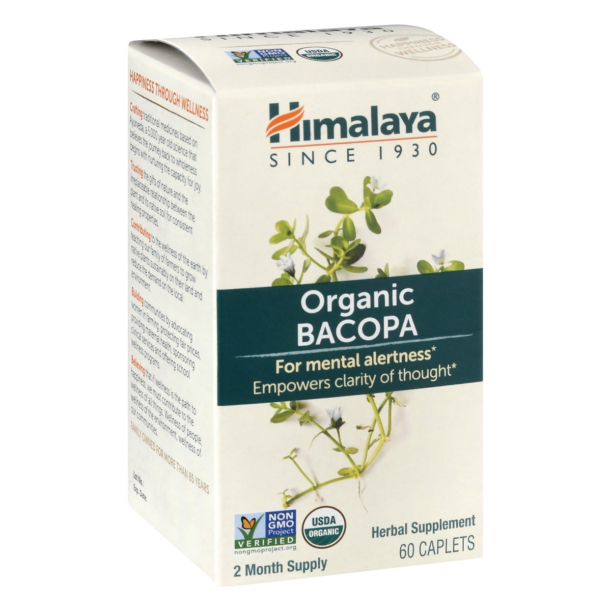 slide 9 of 10, Himalaya Organic Caplets Bacopa 60 ea, 60 ct