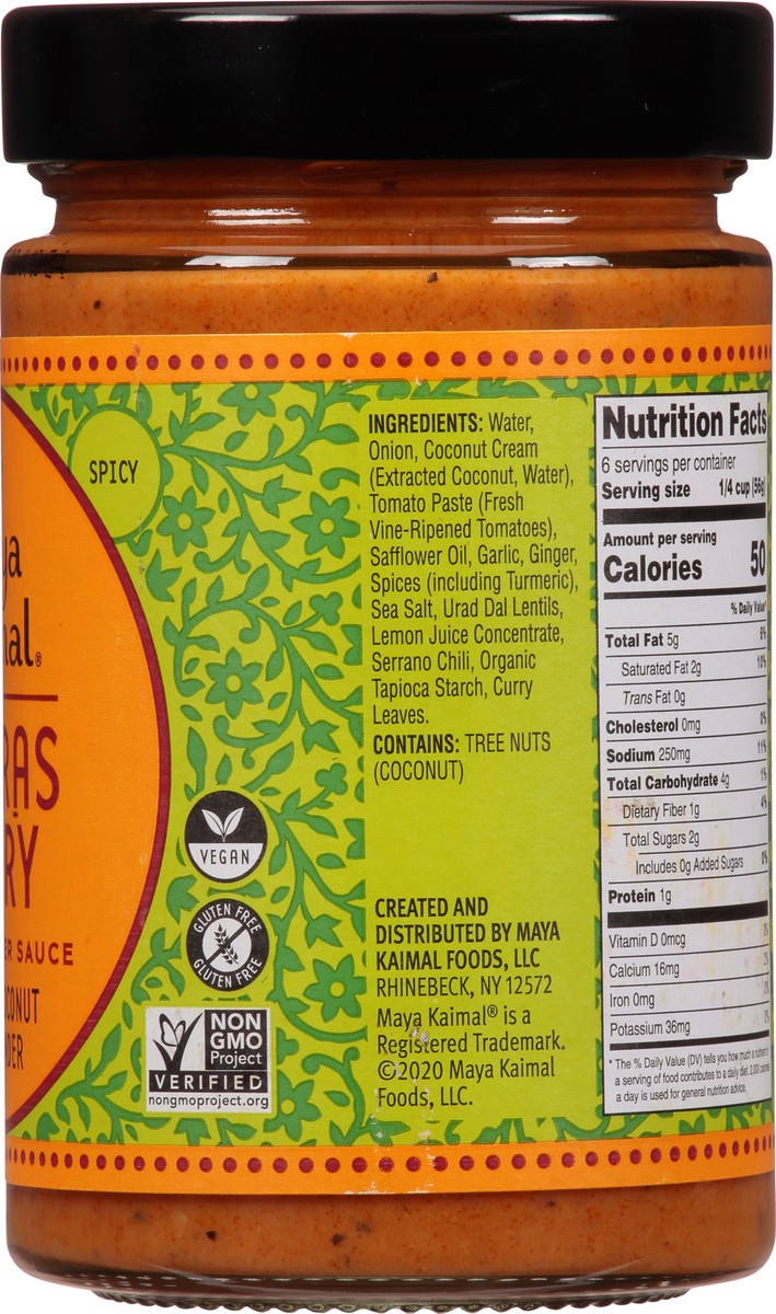 slide 13 of 14, Maya Kaimal Sauce Madras Curry - 12.5 oz, 12.5 oz