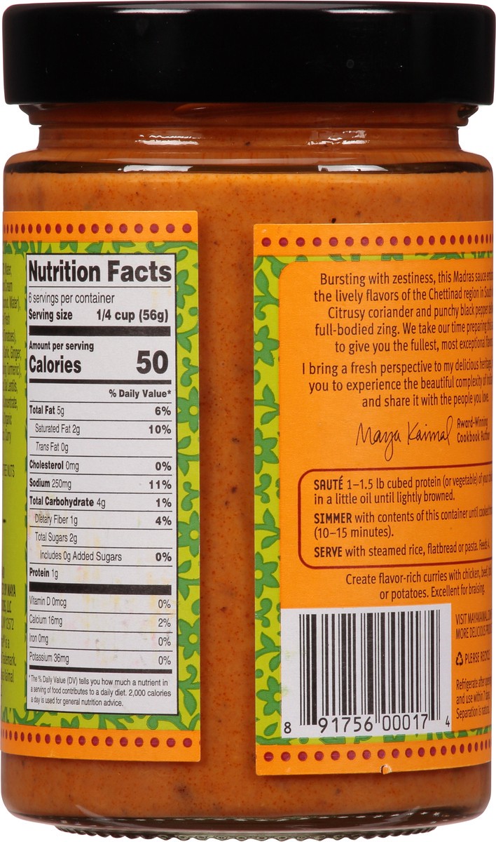 slide 2 of 14, Maya Kaimal Sauce Madras Curry - 12.5 oz, 12.5 oz