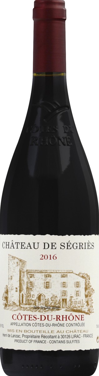 slide 4 of 9, Chateau De Segries Wine 750 ml, 25.4 oz