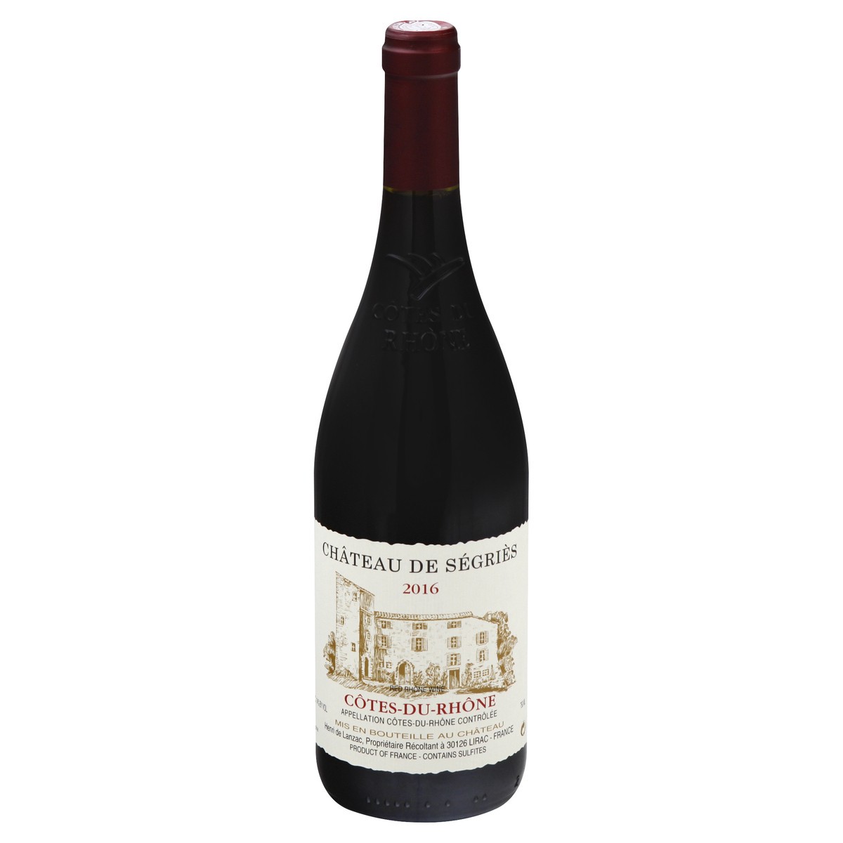 slide 2 of 9, Chateau De Segries Wine 750 ml, 25.4 oz
